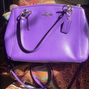 Coach Mini Christie Carryall - Purple